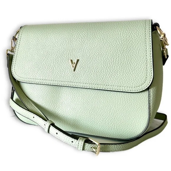 VANESSA WILLIAMS Mint Pebbled Leather Crossbody | NWT - Picture 3 of 6